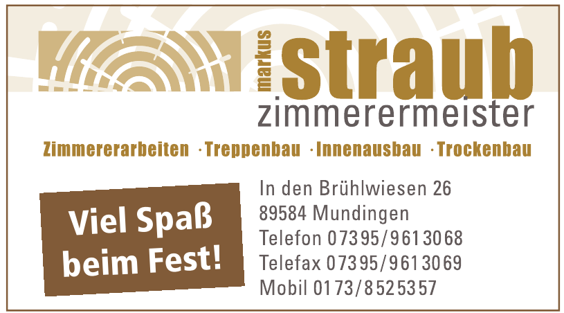 Markus Straub Zimmermeister Markus Straub Zimmermeister