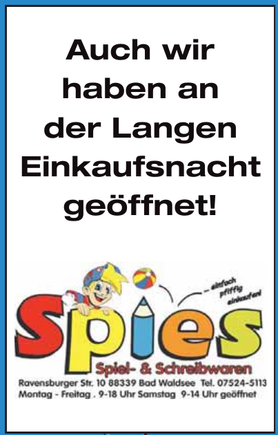 Spiel- & Schreibwaren Spies Inh. Sylvia Spies Spiel- & Schreibwaren Spies Inh. Sylvia Spies