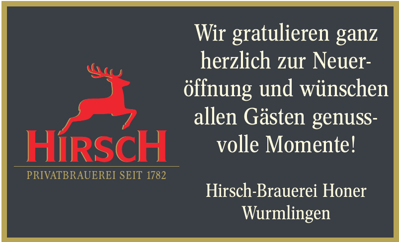 Hirsch-Brauerei Honer Wurmlingen Hirsch-Brauerei Honer Wurmlingen
