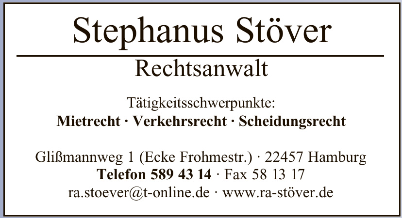 Stephanus Stöver Rechtsanwalt