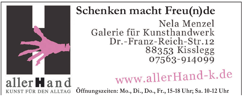 allerHand - Kunst für den Alltag - Nela Menzel allerHand - Kunst für den Alltag - Nela Menzel