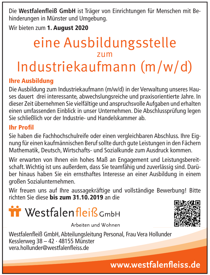 Westfalenfleiß GmbH Westfalenfleiß GmbH