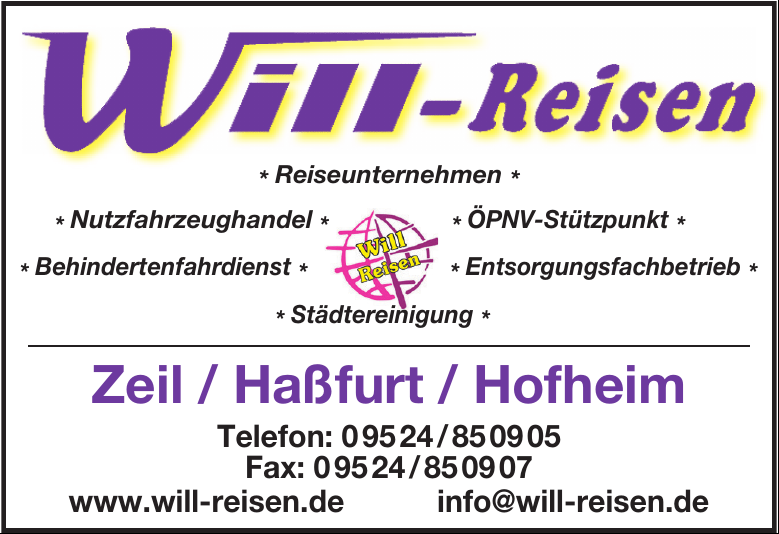 Will Reisen Will Reisen