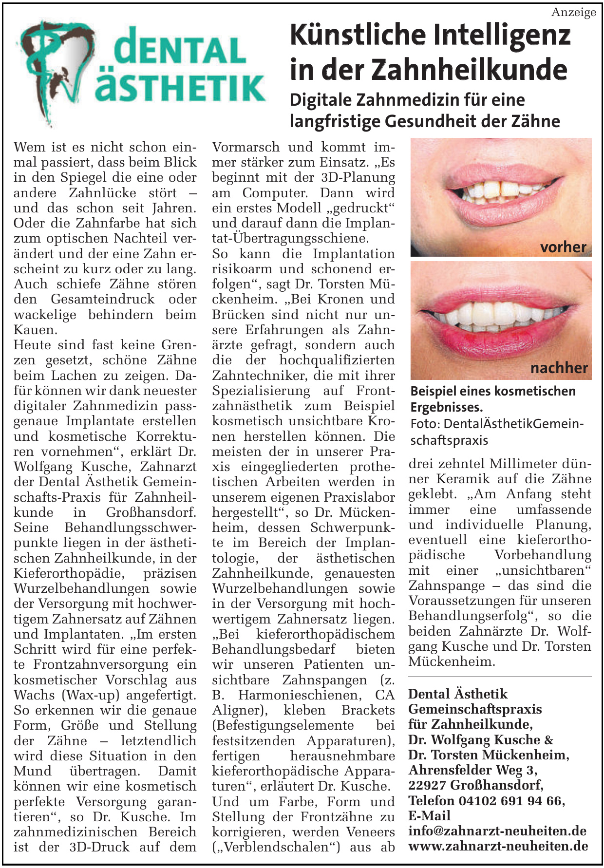 Dental-Ästhetik Dental-Ästhetik