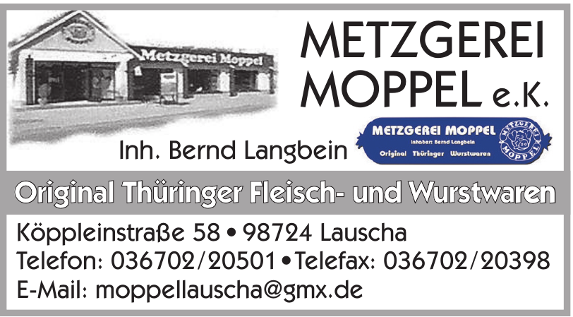 Metzgerei Moppel e.K Metzgerei Moppel e.K
