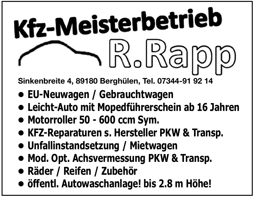 R. Rapp R. Rapp
