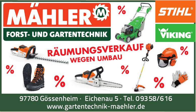 Mähler Forst- und Gartentechnik Mähler Forst- und Gartentechnik