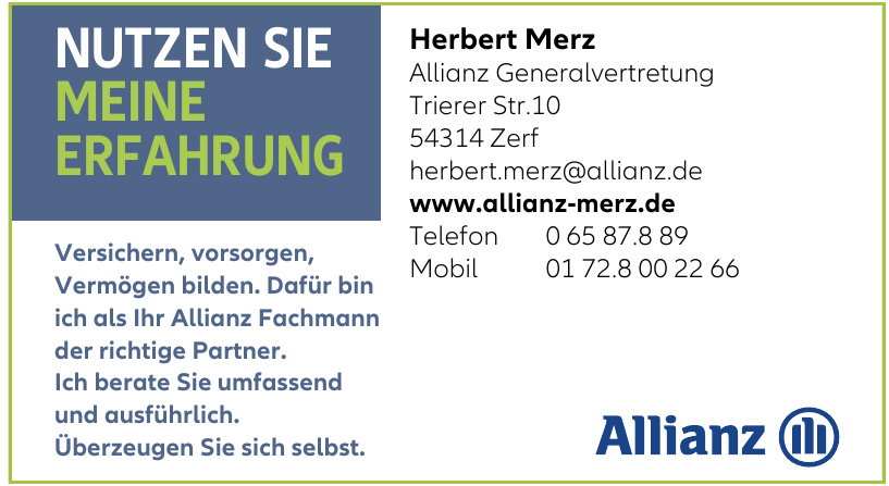 Herbert Merz Allianz Generalvertretung