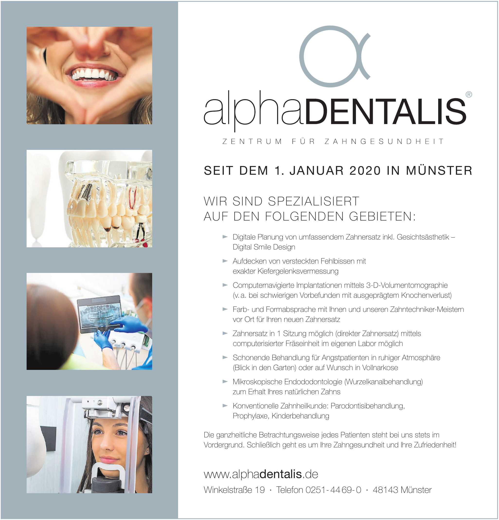 alphaDENTALIS Zentrum für Zahngesundheit alphaDENTALIS Zentrum für Zahngesundheit