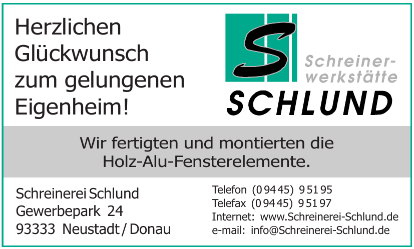 Schreinerei Schlund Schreinerei Schlund