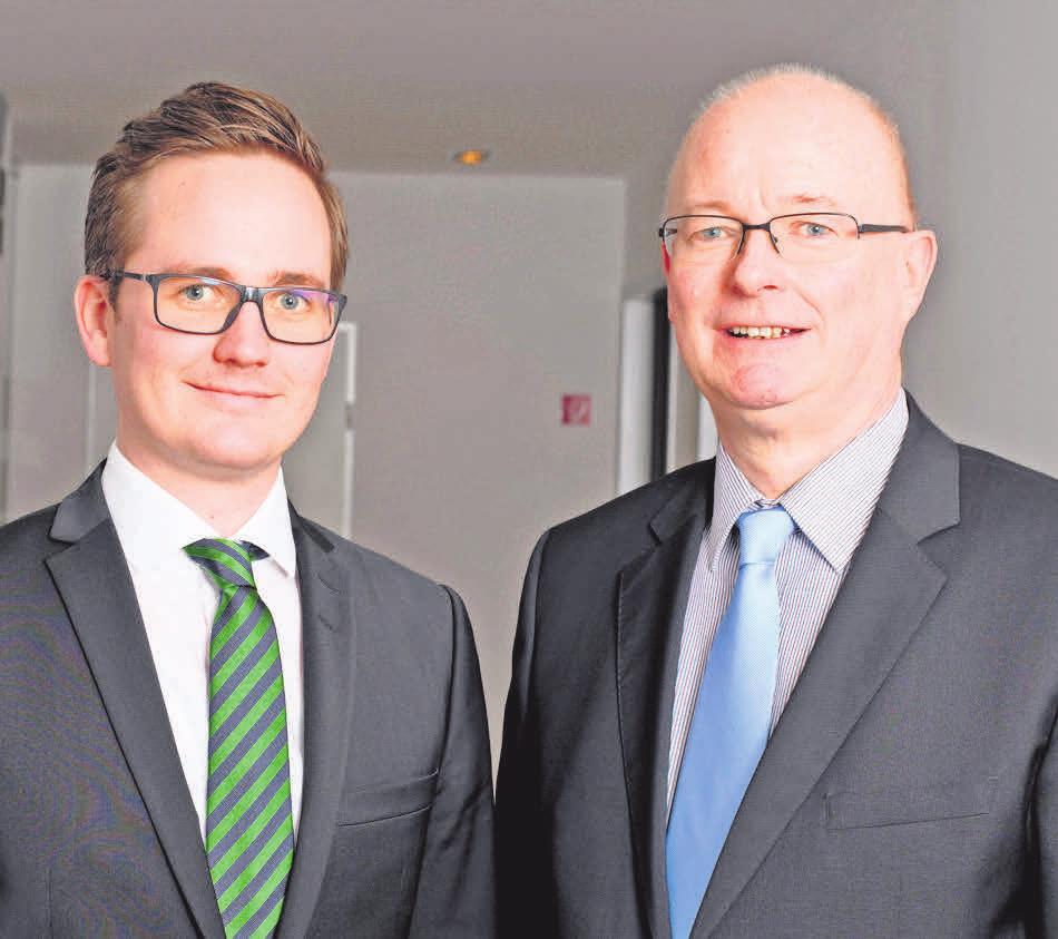 Wilhelm Kunze (rechts) und sein Sohn Jan Wilhelm Kunze stehen an der Spitze der Immobilienfirma. Wilhelm Kunze (rechts) und sein Sohn Jan Wilhelm Kunze stehen an der Spitze der Immobilienfirma.