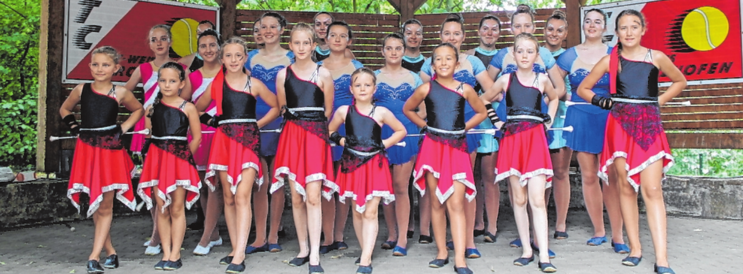 Die Majorettes haben auch diesmal wieder ihren Auftritt am Sonntagnachmittag im Spitalgarten. FOTO: KLAUS VOGT Die Majorettes haben auch diesmal wieder ihren Auftritt am Sonntagnachmittag im Spitalgarten. FOTO: KLAUS VOGT
