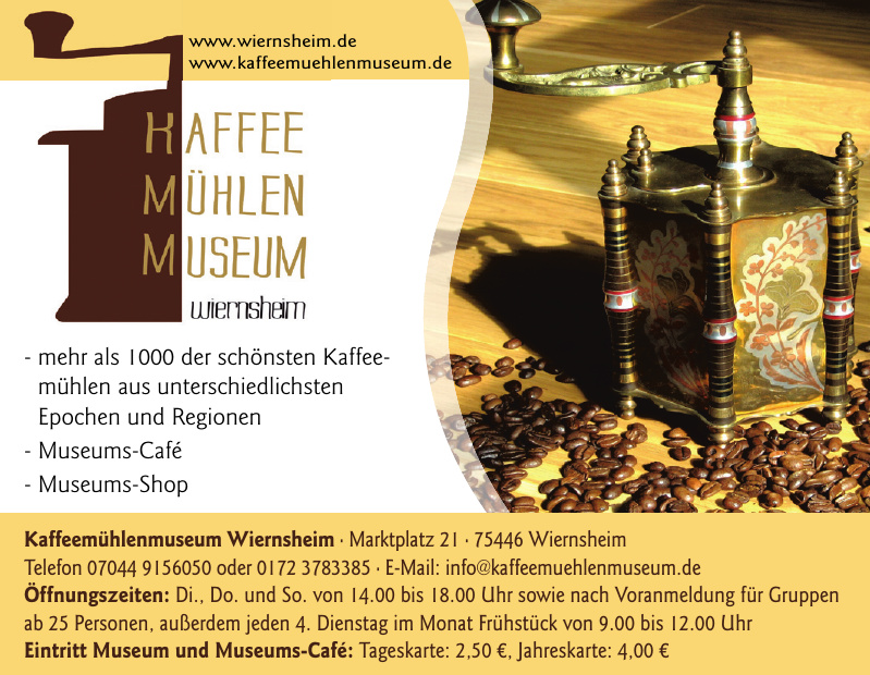 Kaffeemühlenmuseum Wiernsheim