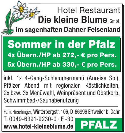 Hotel-Restaurant Die kleine Blume GmbH
