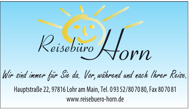 Das Reisebüro Horn Das Reisebüro Horn