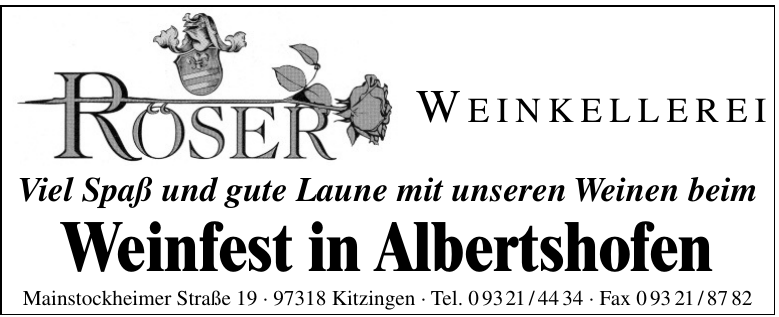 Roser Weinkellerei Roser Weinkellerei