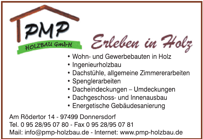 PMP Holzbau GmbH PMP Holzbau GmbH