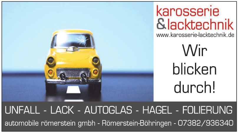 Automobile Römerstein GmbH Karosserie & Lacktechnik Automobile Römerstein GmbH Karosserie & Lacktechnik