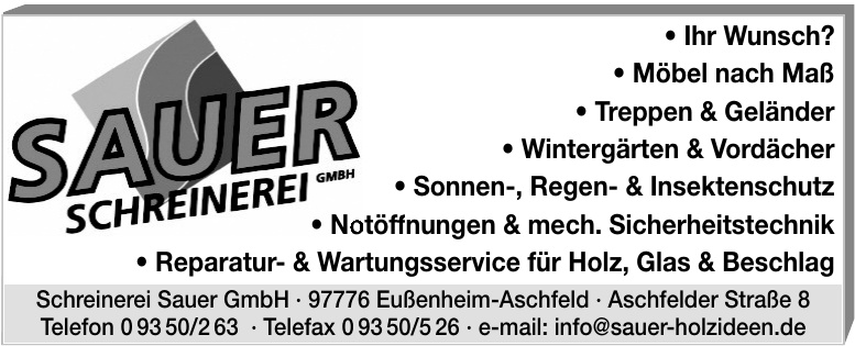 Schreinerei Sauer GmbH