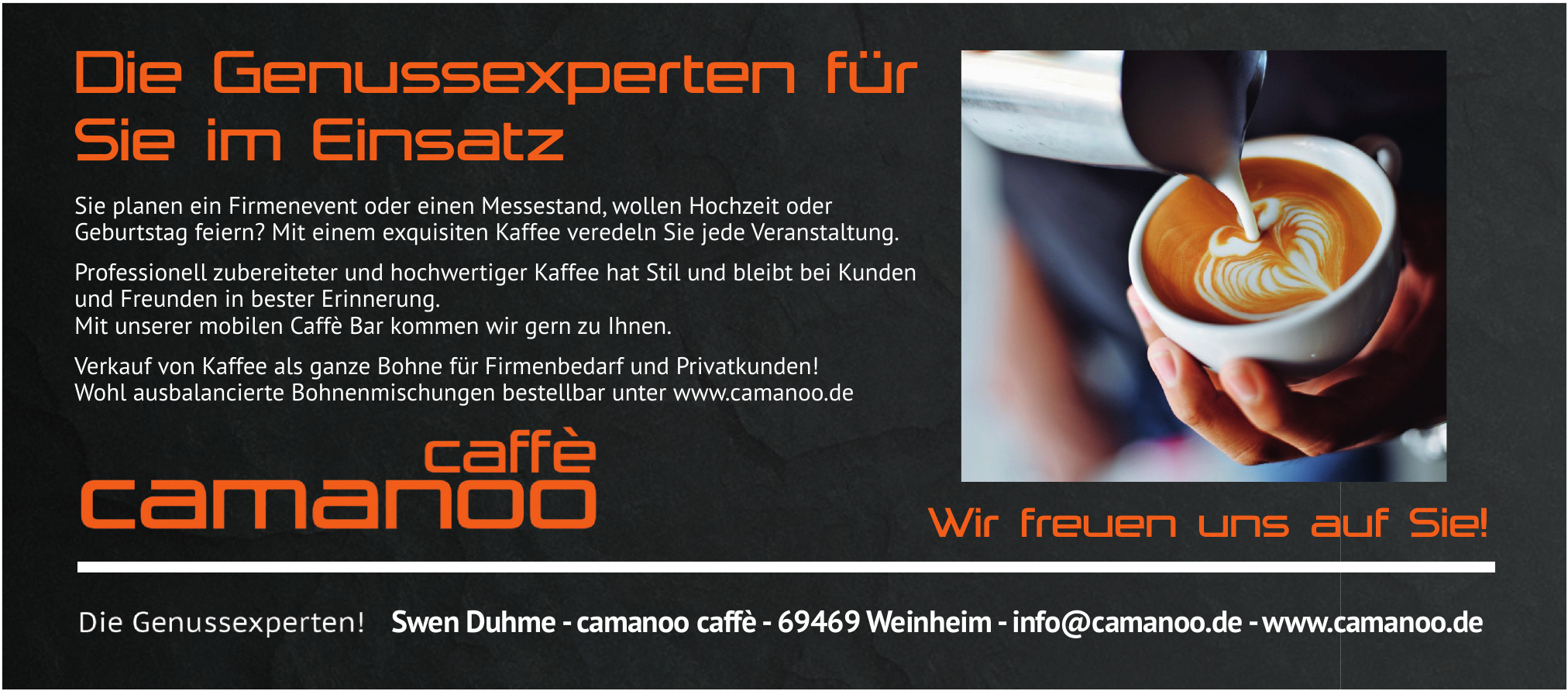 Swen Duhme - camanoo caffè Swen Duhme - camanoo caffè