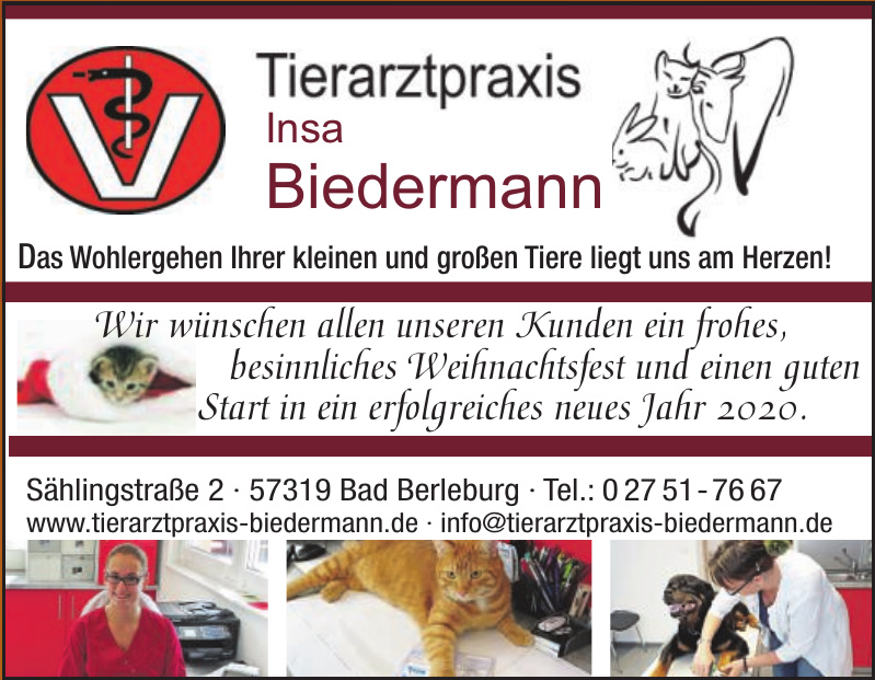 Tierarztpraxis Insa Biedermann Tierarztpraxis Insa Biedermann
