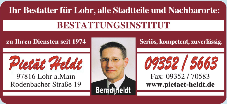 Pietät Heldt Pietät Heldt