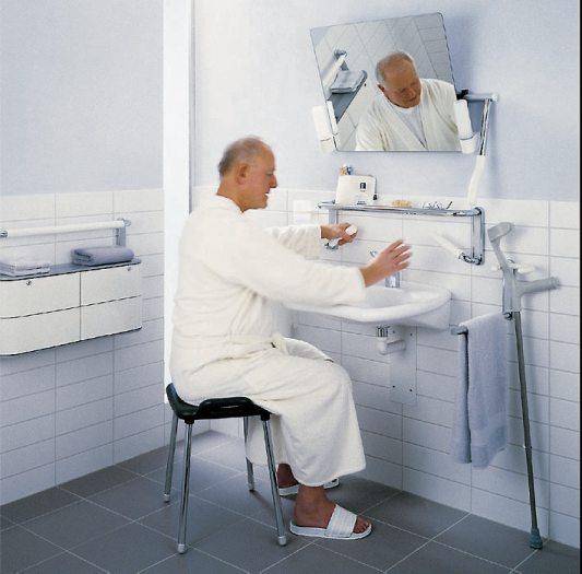 Beim Wohnungsumbau lohnt es sich, für alle Fälle vorzusorgen. Bild: HEWI Beim Wohnungsumbau lohnt es sich, für alle Fälle vorzusorgen. Bild: HEWI