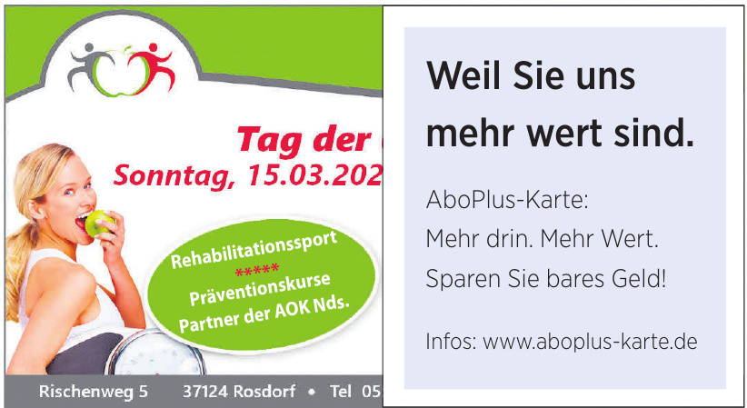 AboPlus-Karte AboPlus-Karte