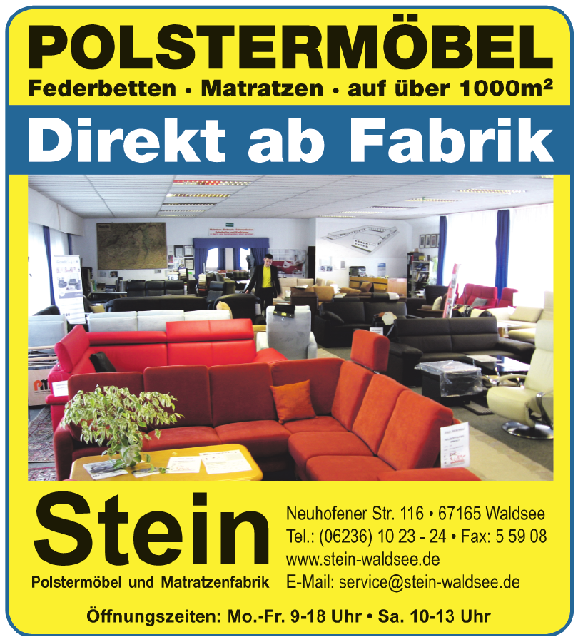 Stein Polstermöbel und Matratzenfabrik Stein Polstermöbel und Matratzenfabrik