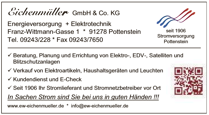 Eichenmüller GmbH & Co. KG Eichenmüller GmbH & Co. KG