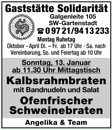 Gaststätte Solidarität Gaststätte Solidarität