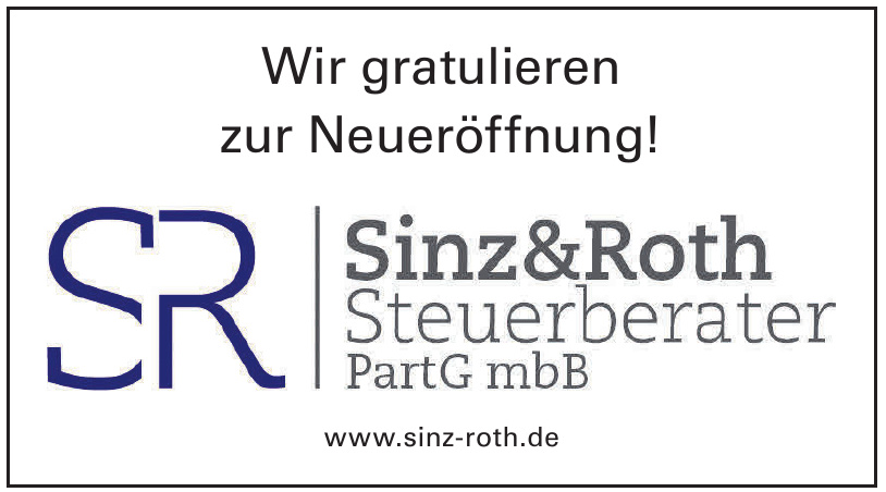 Sinz & Roth Steuerberater PartG mbB Sinz & Roth Steuerberater PartG mbB