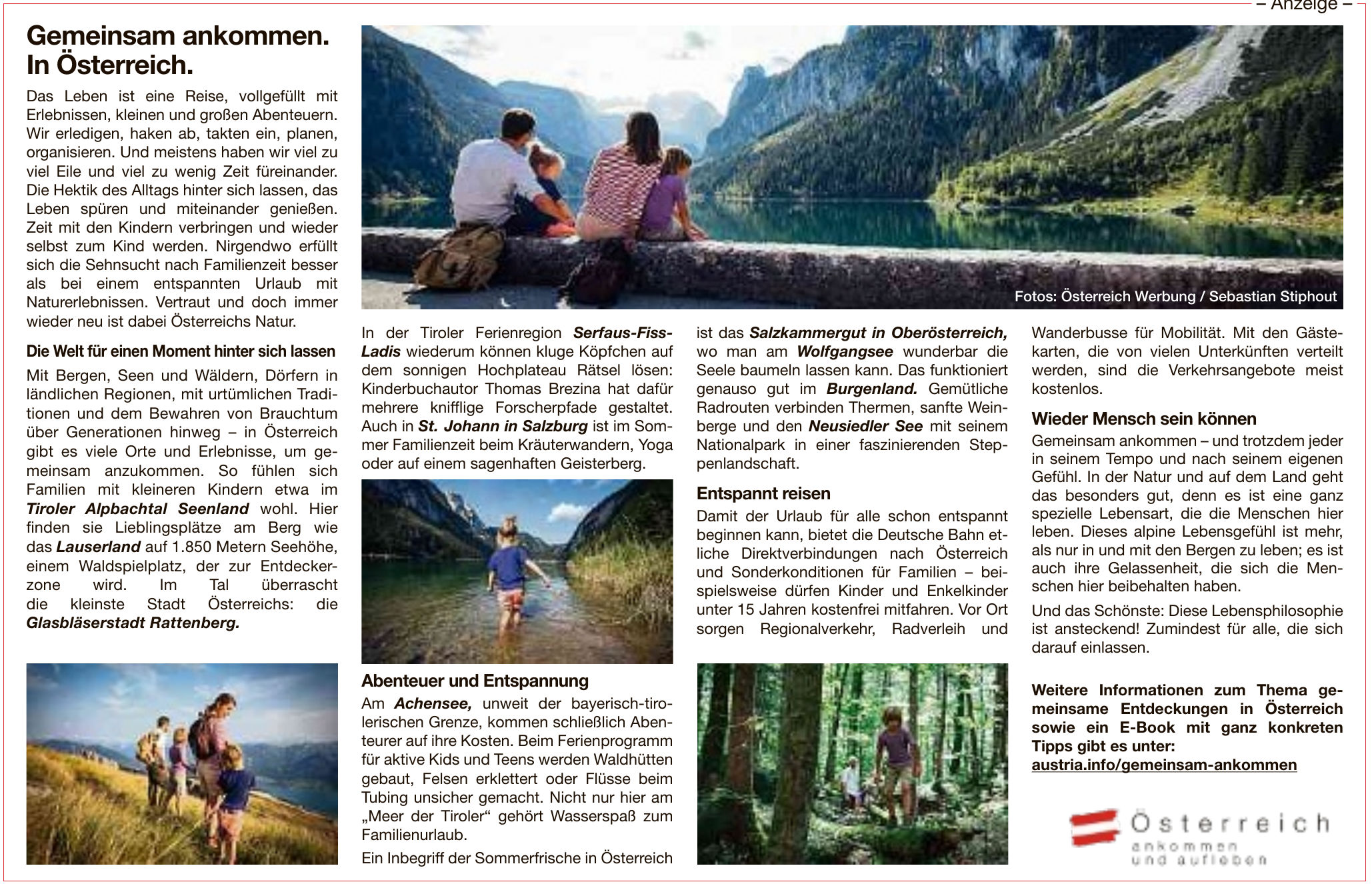 Österreich ankommen und aufleben Österreich ankommen und aufleben