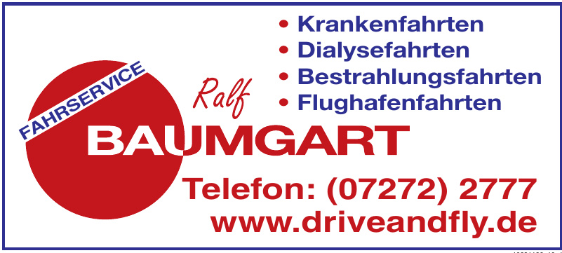 Fahrservice Ralf Baumgart