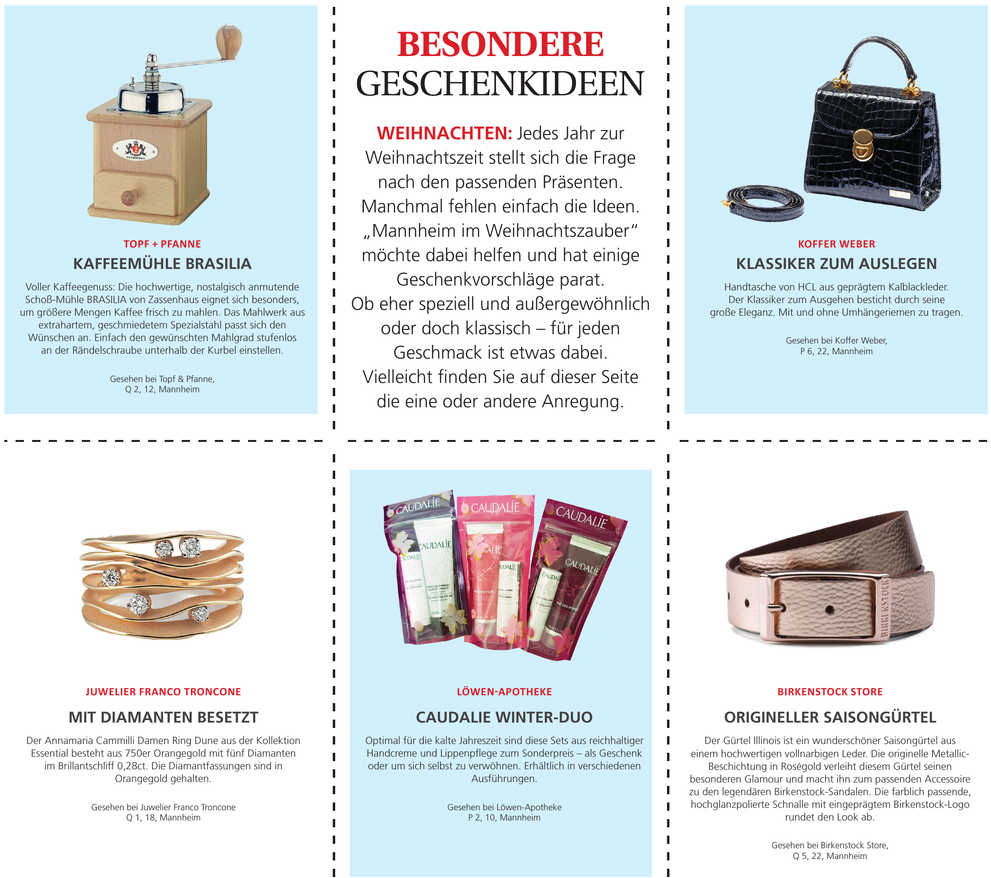 Besondere Geschenkideen Besondere Geschenkideen