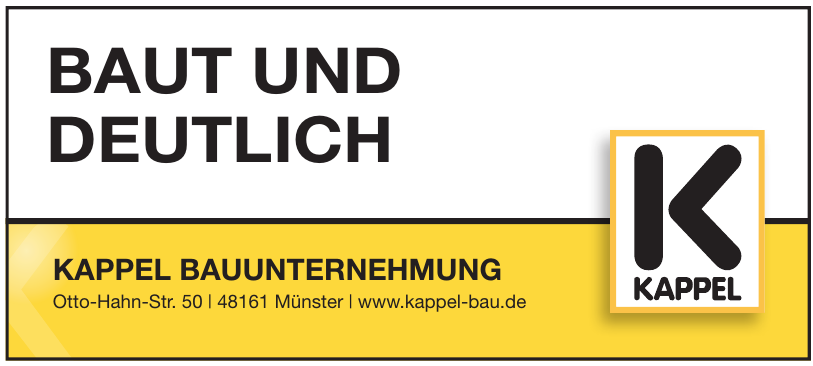 Kappel Bauunternehmung Kappel Bauunternehmung