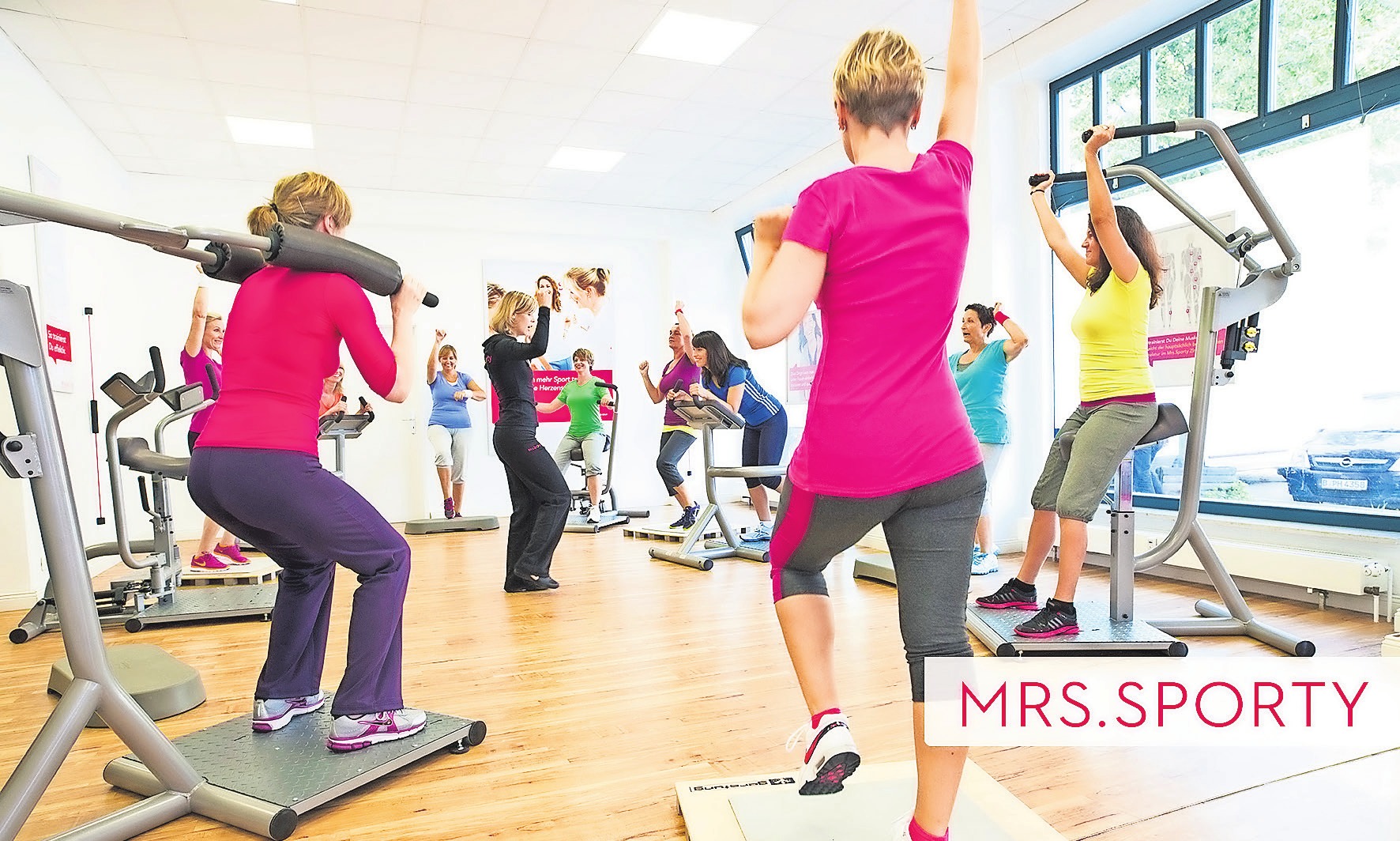 Gesundheit stärken durch Bewegung: Mrs. Sporty lädt ein zum Gratistraining während der Gesundheitswoche. Foto: Mrs. Sporty Gesundheit stärken durch Bewegung: Mrs. Sporty lädt ein zum Gratistraining während der Gesundheitswoche. Foto: Mrs. Sporty