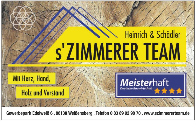 S´Zimmerer Team GmbH S´Zimmerer Team GmbH