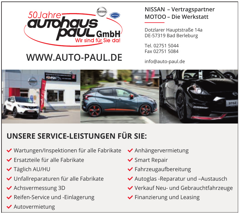 Autohaus Paul GmbH & Co. KG Autohaus Paul GmbH & Co. KG