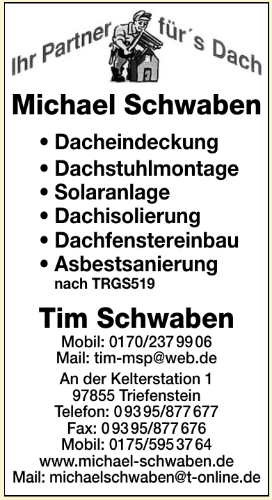 Michael & Tim Schwaben Michael & Tim Schwaben