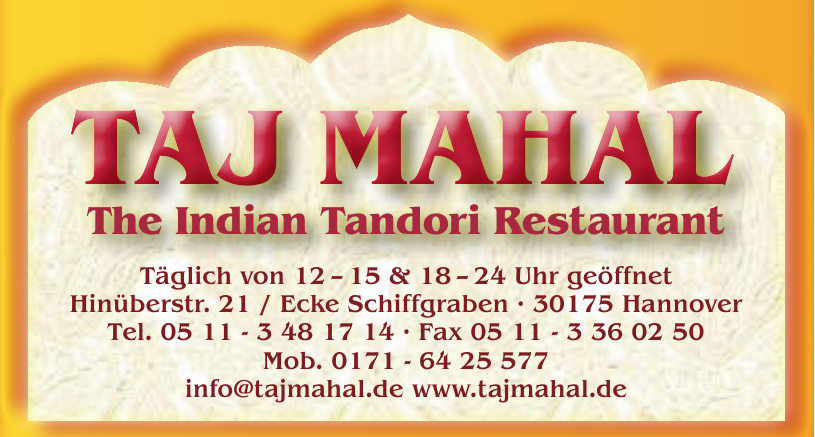 Taj Mahal The Indian Tandori Restaurant