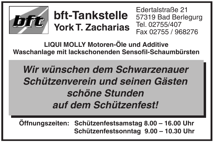 bft-Tankstelle York T. Zacharias bft-Tankstelle York T. Zacharias