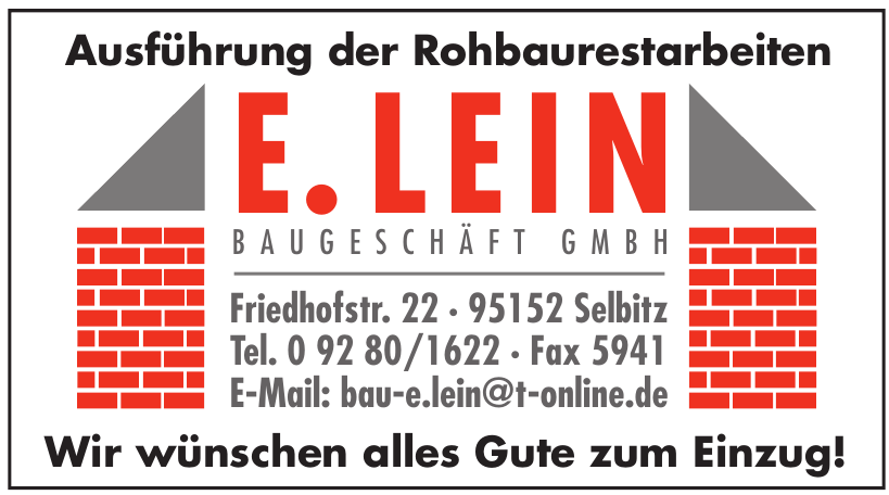 E. Lein Baugeschäft GmbH E. Lein Baugeschäft GmbH