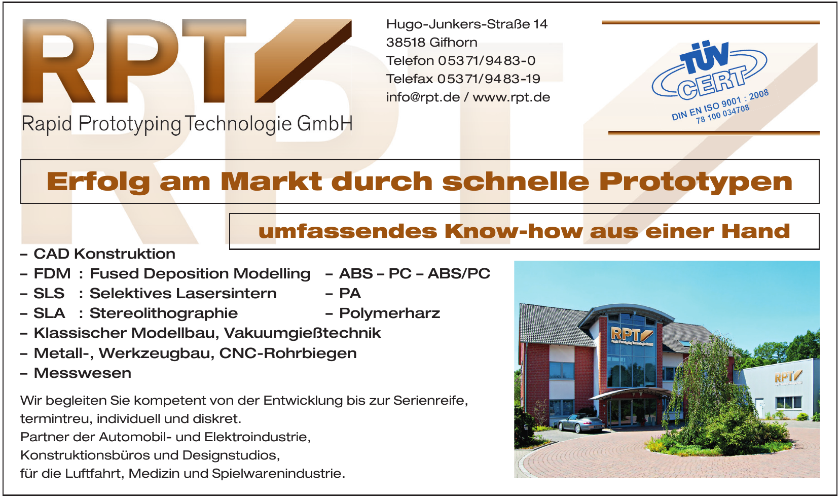 Rapid Prototyp Technologie GmbH Rapid Prototyp Technologie GmbH