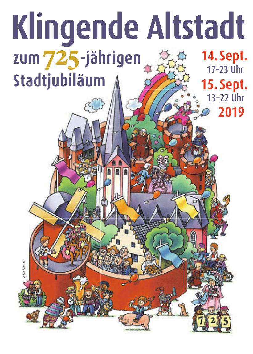 Klingende Altstadt zum 725-jährigen Stadtjubiläum Klingende Altstadt zum 725-jährigen Stadtjubiläum