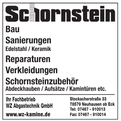 WZ Abgastechnik GmbH WZ Abgastechnik GmbH