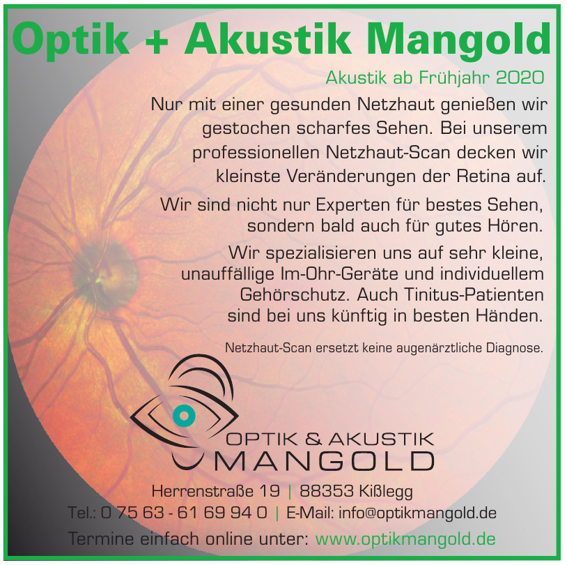 Optik Mangold Optik Mangold