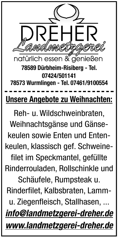 Landmetzgerei Dreher Landmetzgerei Dreher