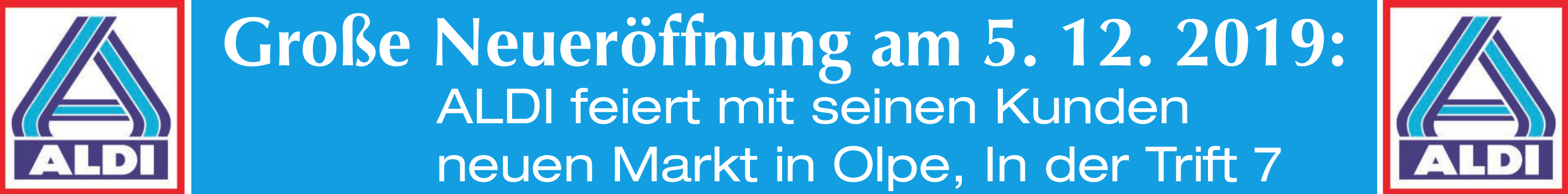 Aldi-Markt öffnet morgen seine Pforten Image 1 Aldi-Markt öffnet morgen seine Pforten Image 1