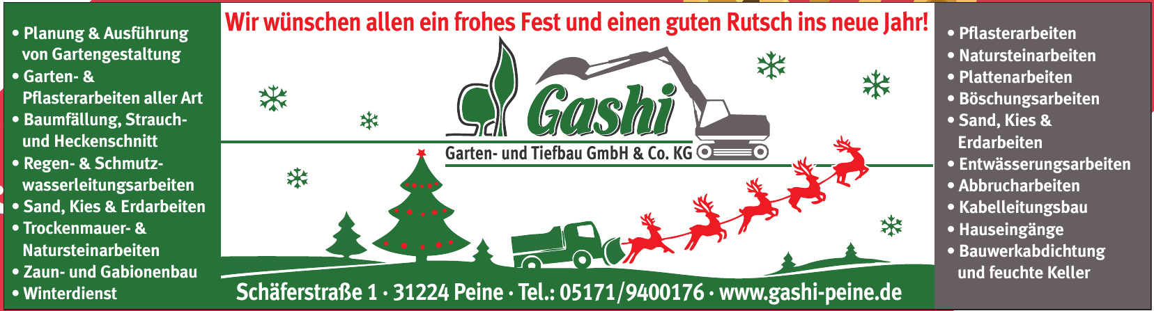 Gashi Garten- und Tiefbau GmbH & Co. KG Gashi Garten- und Tiefbau GmbH & Co. KG